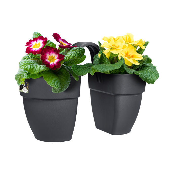 vibia campana flower twin 21cm antraciet